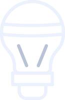 LED Bulb Creative Icon Design vector