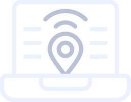 Digital Nomad Hub Creative Icon Design vector