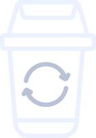 Trash Recycle Creative Icon Design vector