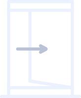 Exit Creative Icon Design vector