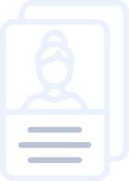 User Persona Creative Icon Design vector