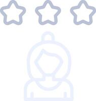 Rating Star Creative Icon Design vector