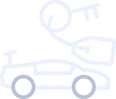 Rent Car Creative Icon Design vector