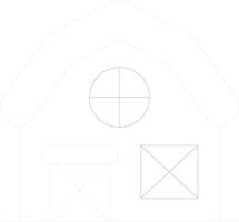 Barn Creative Icon Design vector