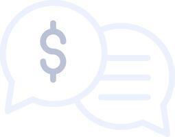 Business Dialog Creative Icon Design vector
