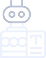 Bots Copywriting Creative Icon Design vector