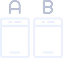 Ab Testing Creative Icon Design vector