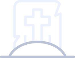 Tomb Creative Icon Design vector