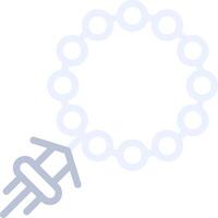 Rosary Creative Icon Design vector