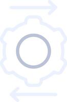 Machine to Machine Creative Icon Design vector