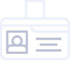 Identification Card Creative Icon Design vector