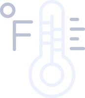 Fahrenheit creativo icono diseño vector