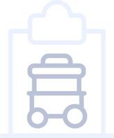 Cart Registration Creative Icon Design vector