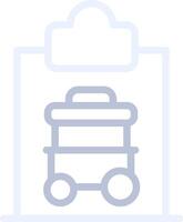 Cart Registration Creative Icon Design vector