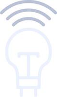 Smart Bulb Creative Icon Design vector