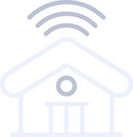 Smart Home Creative Icon Design vector