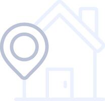 Home Location Creative Icon Design vector