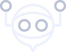 Virtual Assistant Creative Icon Design vector