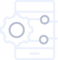 Project Management App Creative Icon Design vector
