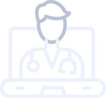 digital medicina creativo icono diseño vector