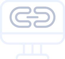 Link Creative Icon Design vector