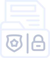 Confidential Creative Icon Design vector