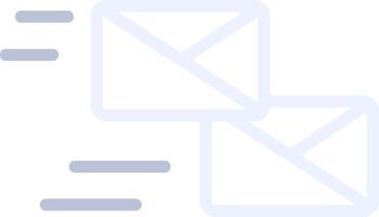 Mass Mailing Creative Icon Design vector