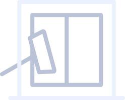 Glass Cleaning Creative Icon Design vector