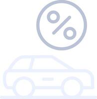 Vehicle Leasing Creative Icon Design vector