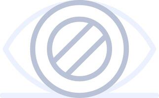 Glaucoma Creative Icon Design vector