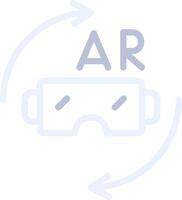 Vr Glasses Creative Icon Design vector