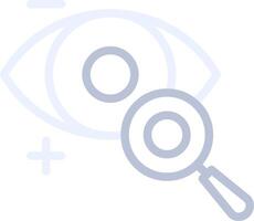 Eyesight Check Creative Icon Design vector