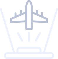 Ar Flight Training Creative Icon Design vector