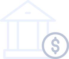 Banking Fees Creative Icon Design vector