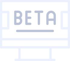 Beta Creative Icon Design vector