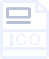 ICO Creative Icon Design vector