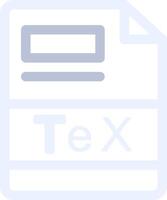 TeX Creative Icon Design vector