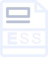 ESS Creative Icon Design vector