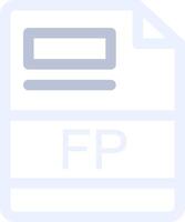 FP Creative Icon Design vector