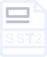 SST2 Creative Icon Design vector