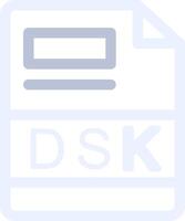 DSK Creative Icon Design vector