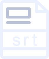 srt Creative Icon Design vector