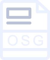 OSG Creative Icon Design vector