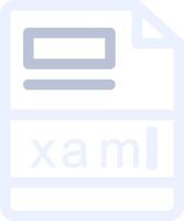 xaml creativo icono diseño vector