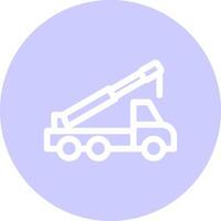 Crane Truck Creative Icon Design vector