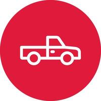 Pickup Truck Creative Icon Design vector