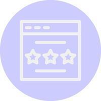 Rating Creative Icon Design vector