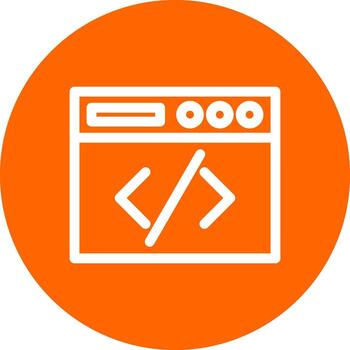 Coding Creative Icon Design vector