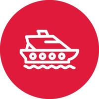 Ship Creative Icon Design vector