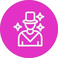 Magician Creative Icon Design vector